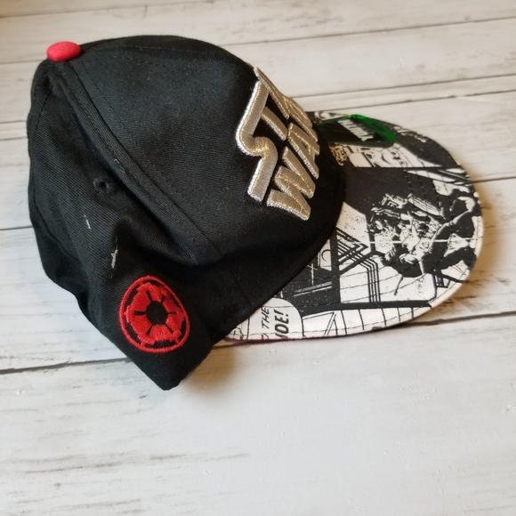 Lucasfilm Ltd Star Wars Embroidered Darth Vader Stormtroopers Comic Cap Hat NWOT - Picture 3 of 9